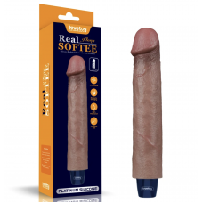 Реалистичный вибратор, REAL SOFTEE, 20 см